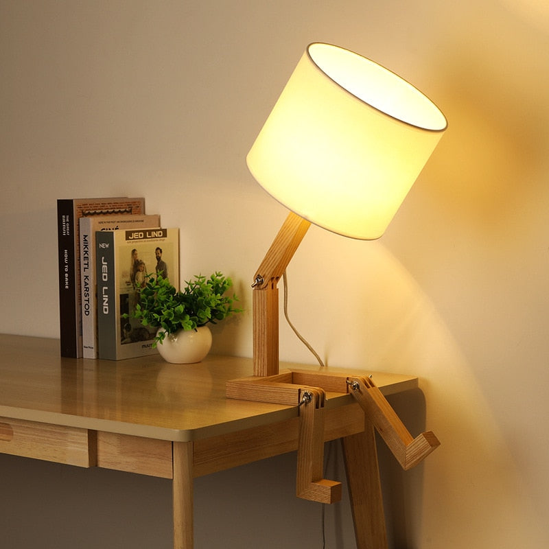 Abajur de Mesa Moderno Lyn Decor – Cúpula Injetada, Articulável, Bivolt | Iluminação para Quarto, Escritório e Sala