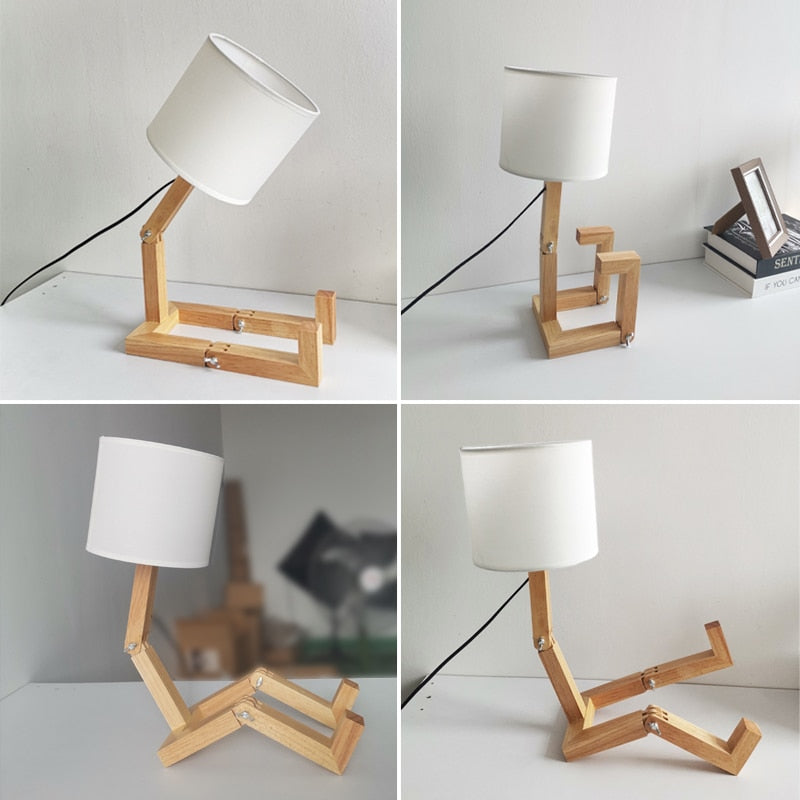 Abajur de Mesa Moderno Lyn Decor – Cúpula Injetada, Articulável, Bivolt | Iluminação para Quarto, Escritório e Sala