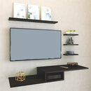 Rack Suspenso + Conjunto de Prateleiras MDF/MDP 15mm – Minimalista, Moderno e Durável | Lyn Decor