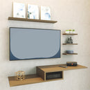 Rack Suspenso + Conjunto de Prateleiras MDF/MDP 15mm – Minimalista, Moderno e Durável | Lyn Decor