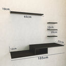 Rack Suspenso + Conjunto de Prateleiras MDF/MDP 15mm – Minimalista, Moderno e Durável | Lyn Decor