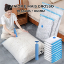 Kit 11 Saco a Vácuo 60x80 + Bomba a Vacuo Viagem Guarda Roupa Saco a Vacuo Para Roupas Manual Organização de