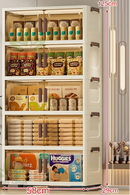 Caixa Organizadora Dobrável Empilhável Lyn Decor – 3 ou 5 Camadas | Portas Magnéticas, Rodinhas e Estrutura Reforçada | Tamanhos 40cm, 58cm e 60cm