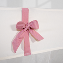 Kit Berço Menina 10 Peças Palha com Laços Rose e Mosquiteiro - Enxoval Completo Lançamento Brubrelel