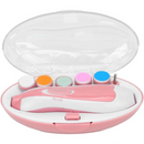 Lixa de Unha Elétrico Aparador Cortador Para Bebê Infantil Com Estojo promocao