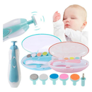 Lixa Elétrica de Unha para Bebê Lyn Decor | Aparador Infantil com LED, Estojo e Lixas por Idade